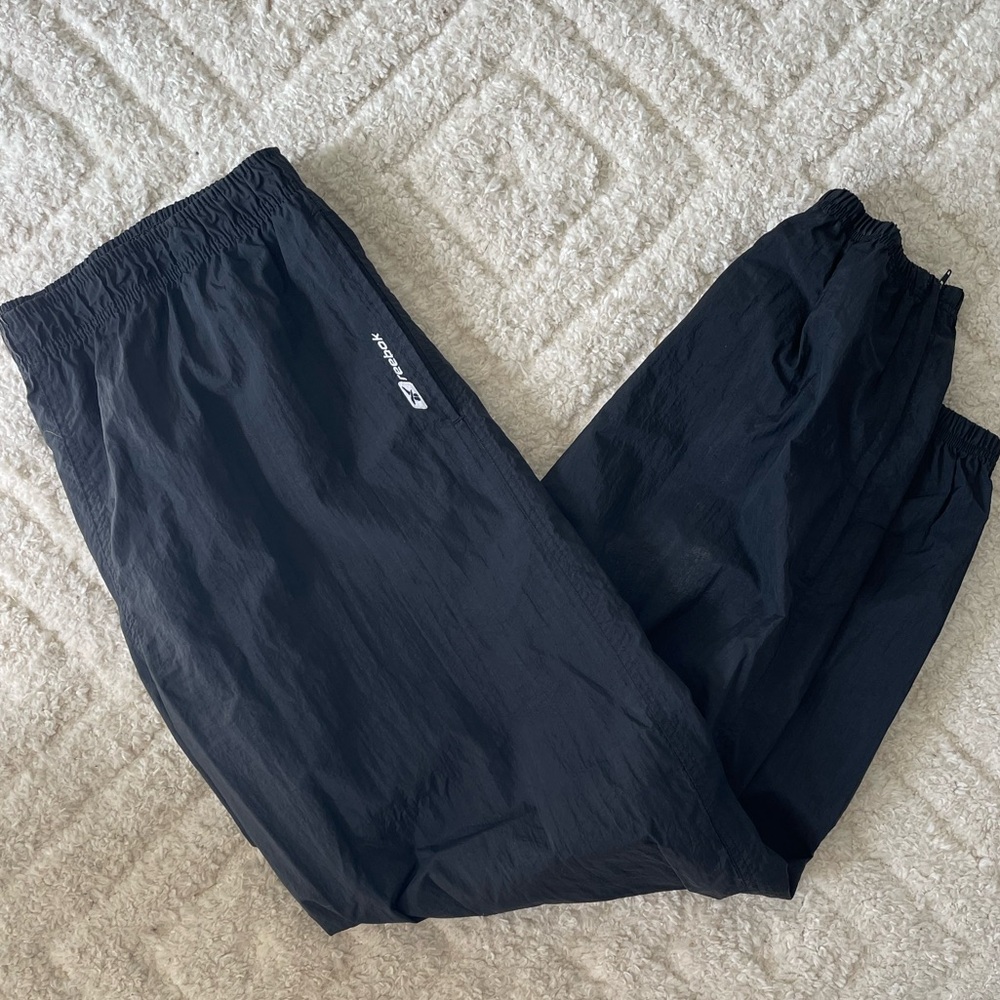 Retro Reebok Black Track Pants